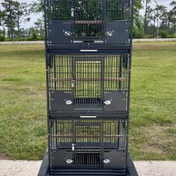 Kings Cages Triple Stack Bird Cage