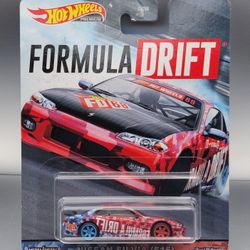 2020 Hot Wheels Premium Boulevard 7 NISSAN SILVIA S15 Red w/ Real Riders 6 Spoke