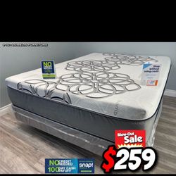 Queen Sky Comfort Bamboo Cool Gel Memory Foam Matres!!