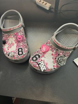 Victoria’s Secret Pink Custom Crocs 