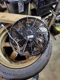Spal Curved Blade 14" Puller Fan