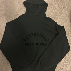 Jet Black Essentials Hoodie