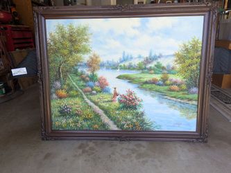Beautiful canvas oil painting