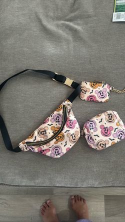 Mickey Pumpkin Fanny pack set