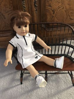 American Girl Doll w/Bench