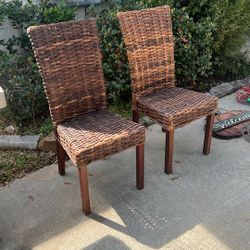 Wicker Chairs (2)