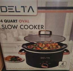 Delta 4 Quart Oval Slow Cooker