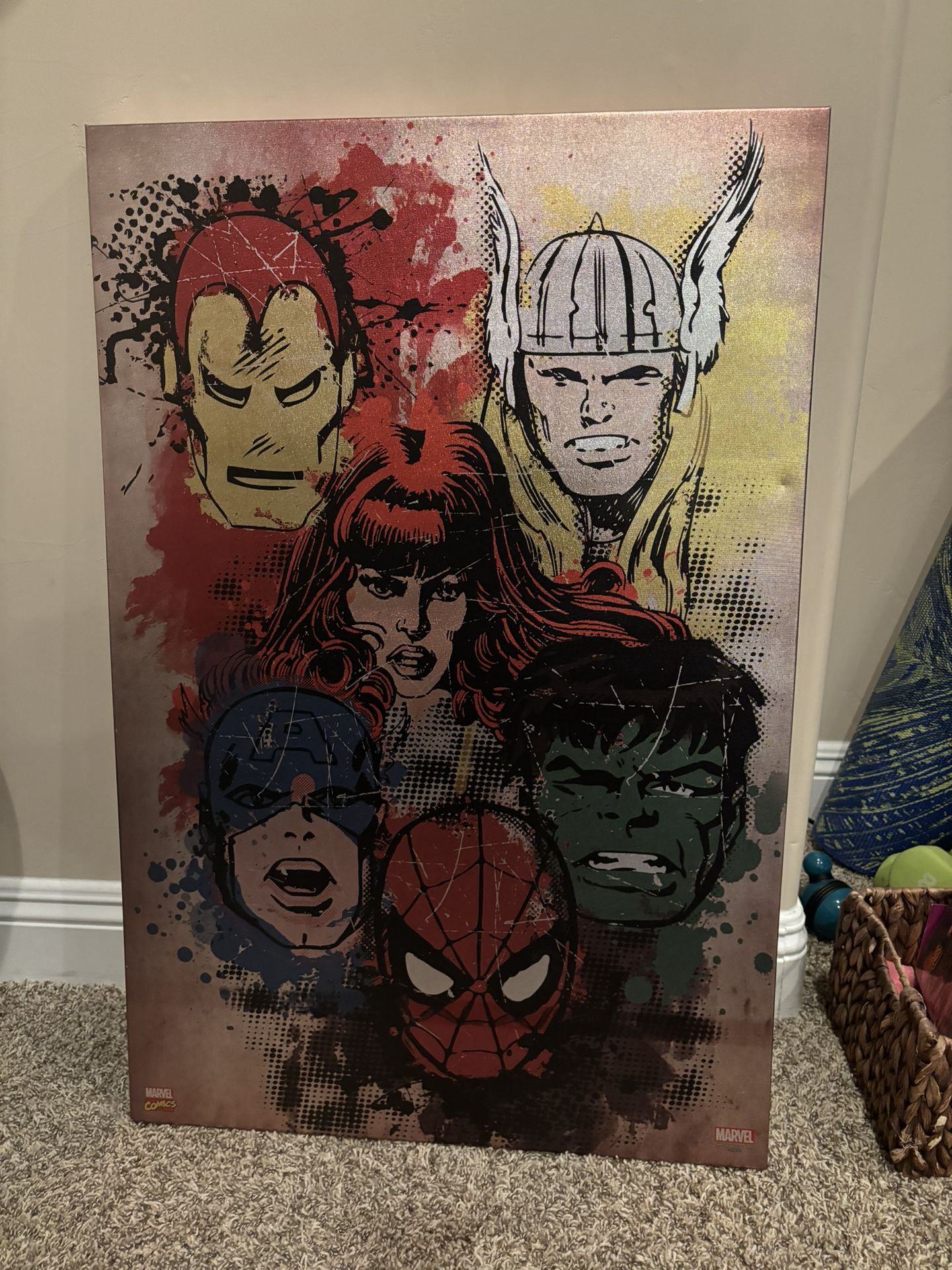 Avengers Canvas Decoration