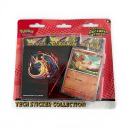 Pokemon Ascended Heroes Tech Sticker Collection Charmander Factory Sealed