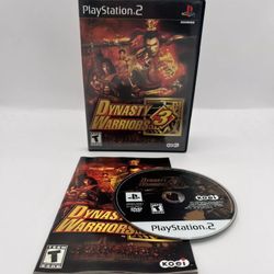 Dynasty Warriors 3 PS2 PlayStation 2 Complete CIB Tested And Working