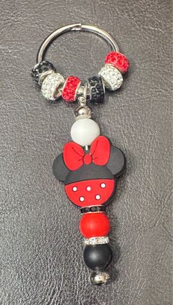 Minnie Mouse Beaded Charm purse charm