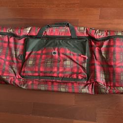 Burton Red/Green Snowboard Travel Bag with Wheels - 156cm