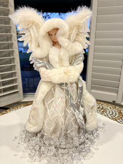 Christmas Angel doll - Tree Topper Or Table Top Decor