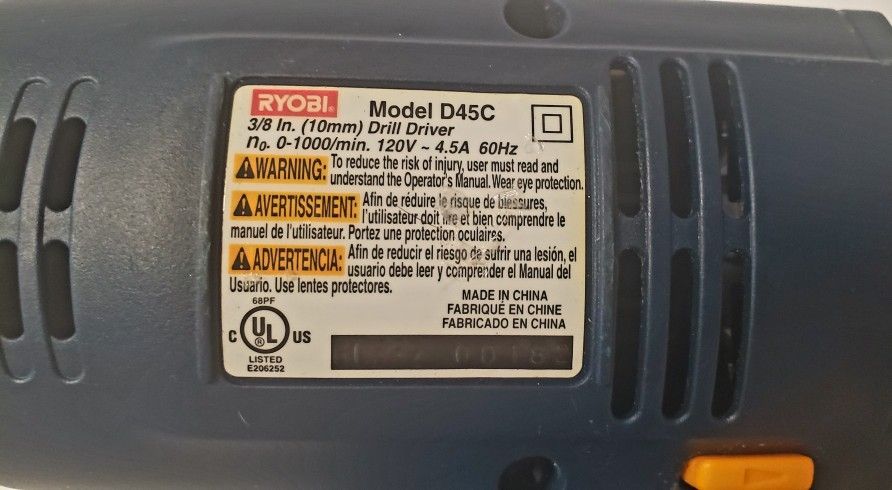 Ryobi d45c hotsell