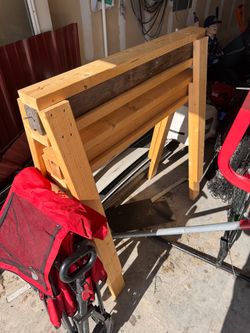 Home made saw horses