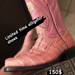 Limited Edition Alligator Boots 