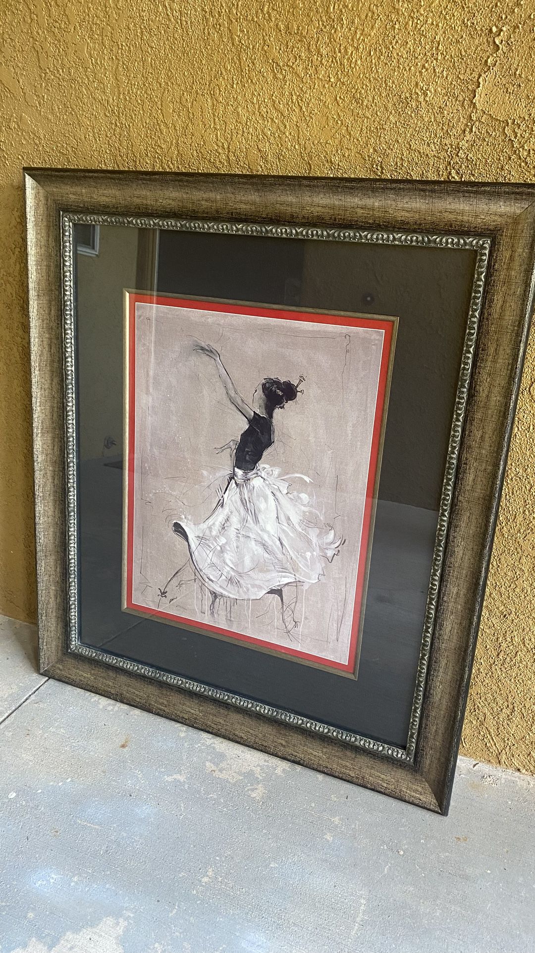 Framed Martha Wiley Ballerina Art Print