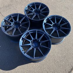 18” Dark Blue TSW Imatra Rotary Forged Wheels For 5x120 Sports Sedans