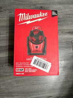 Milwaukee M-12 Mounting Fan Tool Only