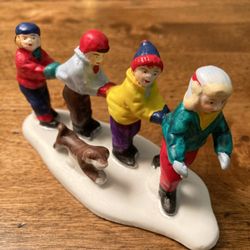 Lemax 1995 Train Of Skaters