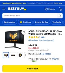 Tuff Gaming Monitor VG5A