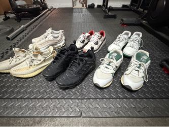 Yeezy, Nike, New Balance sneakers