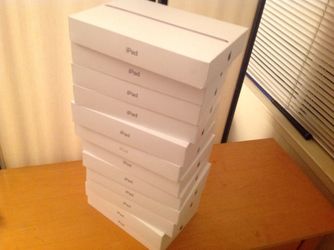 iPad boxes only - come with Apple decals 32 gb (12 total empty boxes for $20 cash only )