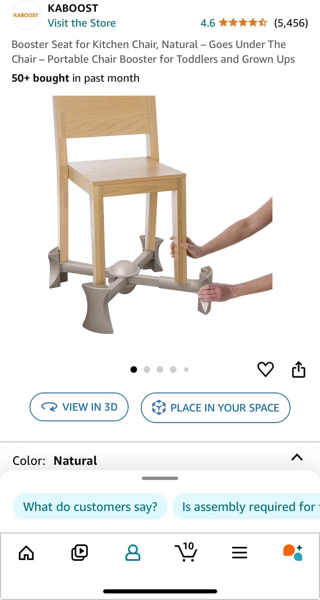 KABOOST Chair Booster
