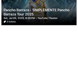 Pancho Barraza Concert!!