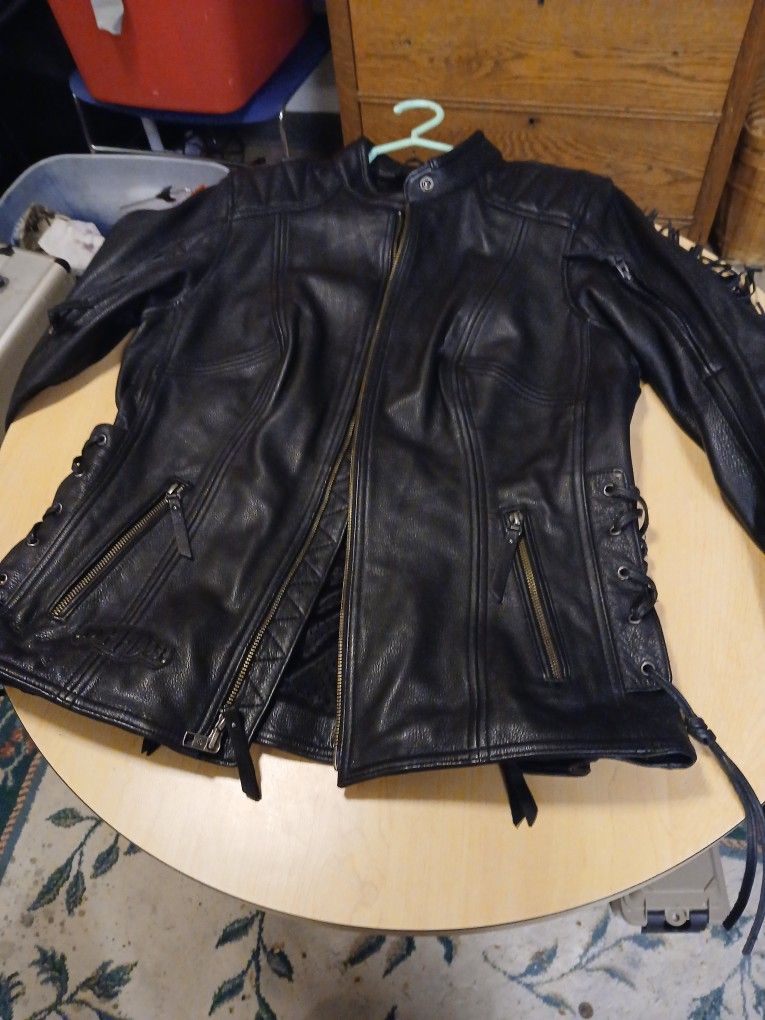 New Leather Harley Jacket And Chaps