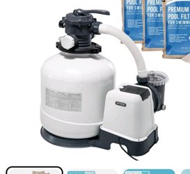 Sand filter and pump.p