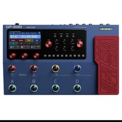 valeton gp-200x guitar effects pedal board new