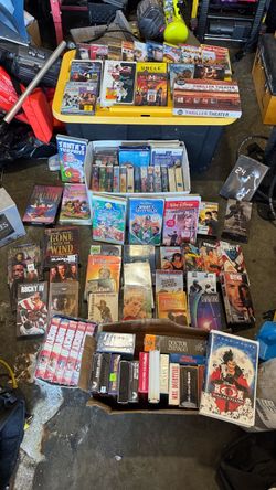 Lot of VHS Sealed Movies and DVD