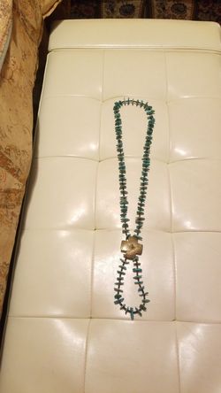 Sterling Silver Turquoise Cross Necklace Chaco Canyon