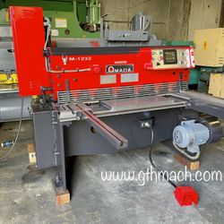 Amada M-1232 Shear 4ft x 1/8” Mild Steel Capacity Power Backgauge