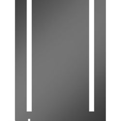 Robern AiO 24" x 40" Cabinet, Pencil Edge, LUM Lighting, Right Hinge Model:AC2440D4P1R