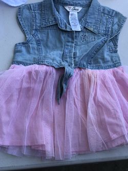 Infant baby girl GUESS dress size 6-9 months