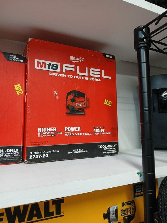 Milwaukee New M18 Fuel Handle Jig Saw