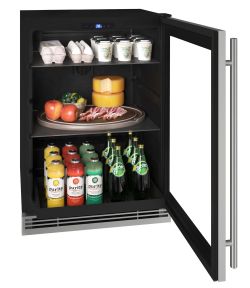 U-LINE Refrigerator Mini Fridge UHRE124SG01A 02300 .