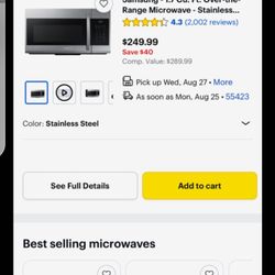 microwave oven 