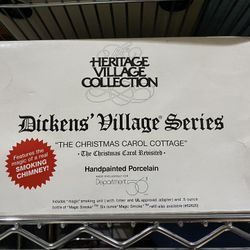 Dickens Village Piece Smoking Cabin