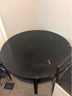 Dinner table and chairs