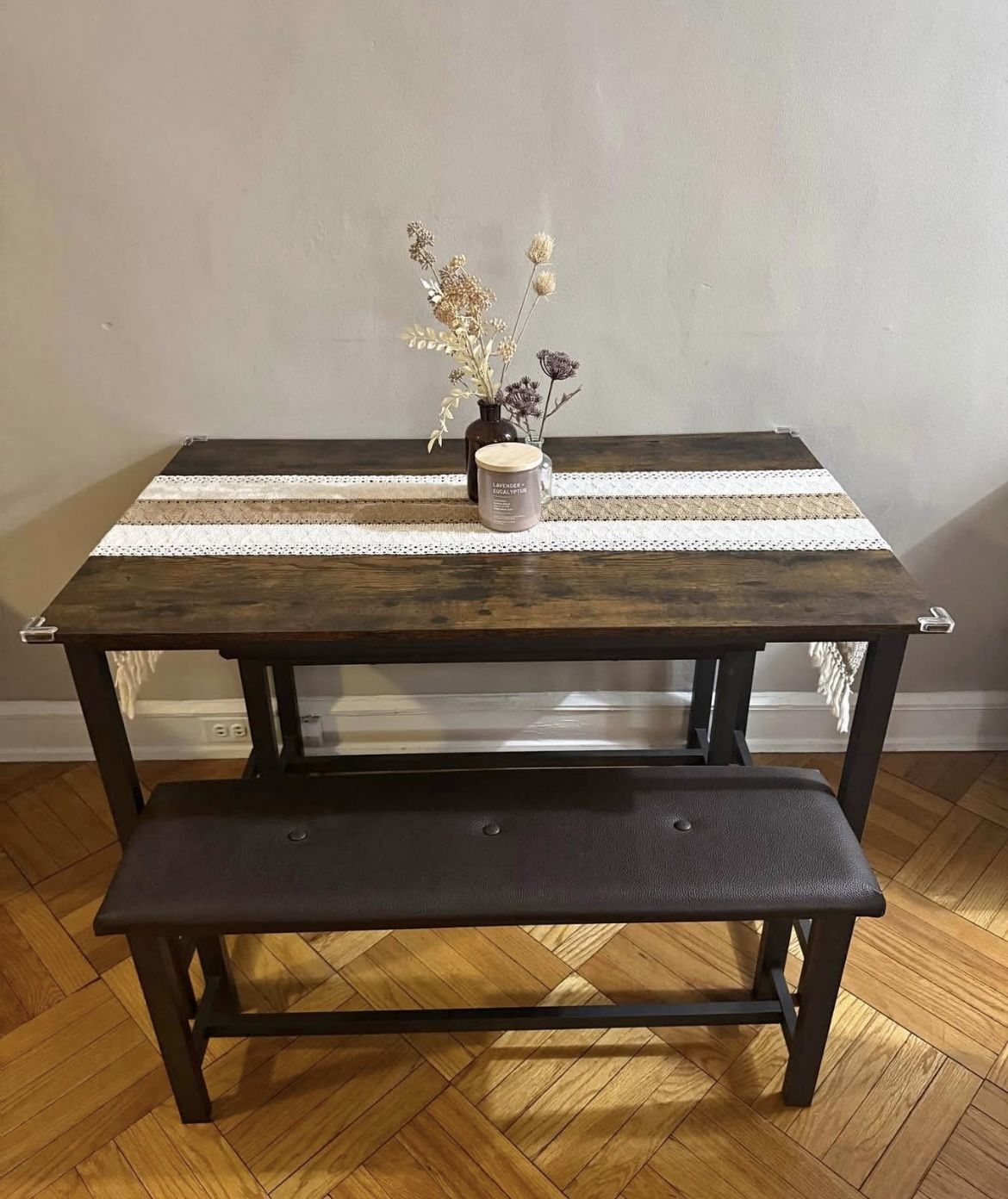 Dining Table With Benches