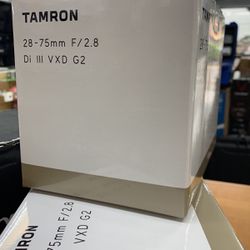 Tamron Lens For Sony 28-75mm F2.8