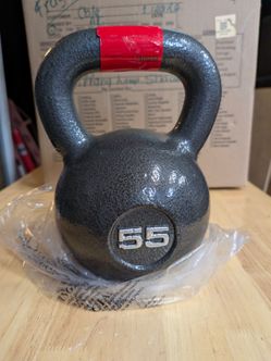 New CAP 55lb Kettlebell