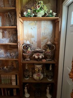 Miscellaneous crystal, glassware and ceramics