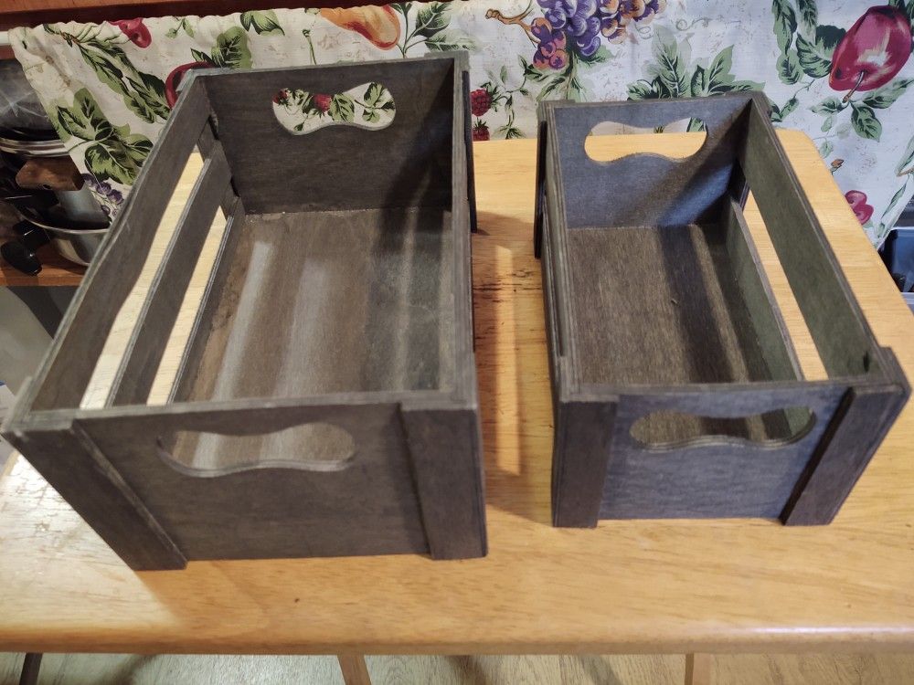 2small Grey Crates