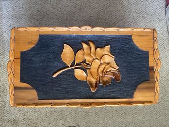 Hand carved coffee table