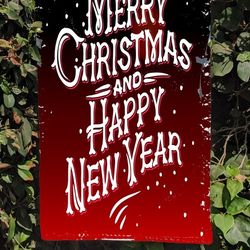 Merry Christmas Garden Flag 18×13