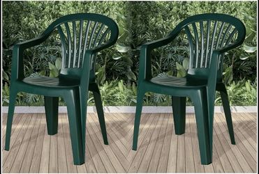 Get this set of two plastic chairs—take both for $20.